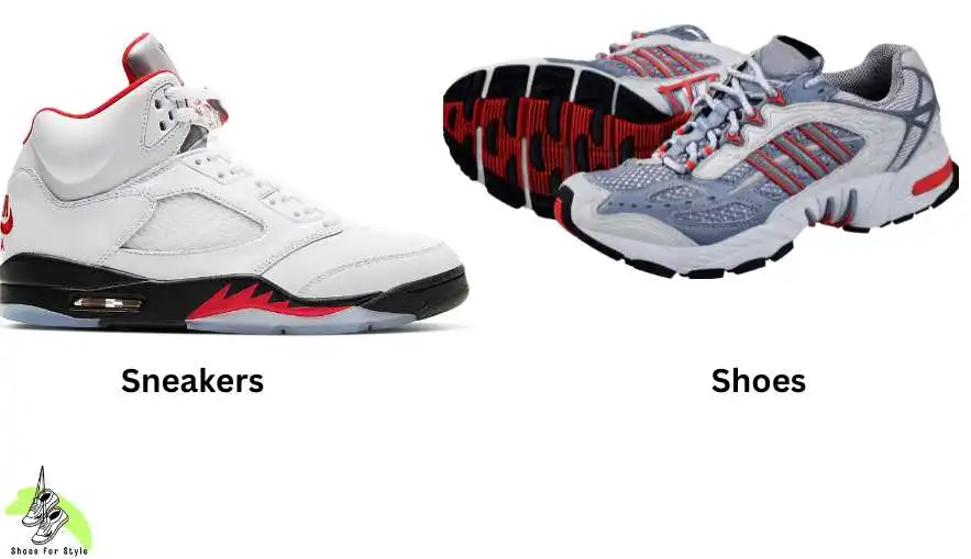 What is the Difference between sneakers and shoes?