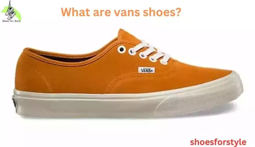 What are vans shoes